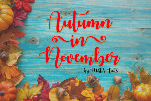 Autumn in November: A Font That Feels Like a Cozy Sweater