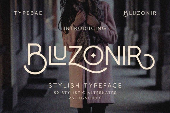 Bluzonir: The Sans Serif Font Blending Elegance with Modern Edge