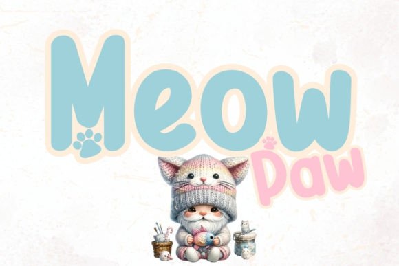 Discover the Playful Spirit of Meow Paw Font