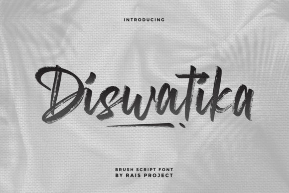 Diswatika: A Handwritten Font for Authentic Design