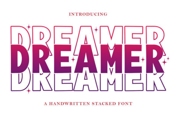 Dreamer Stacked: A Modern Display Font for Bold Projects