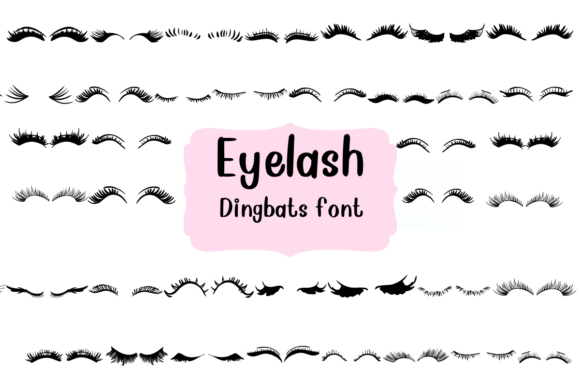 Eyelash: A Creative Font for Playful Branding