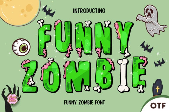 Funny Zombie: A Typeface That Bites Back