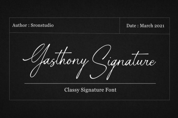 Gasthony Signature: The Elegant Script for Modern Designers
