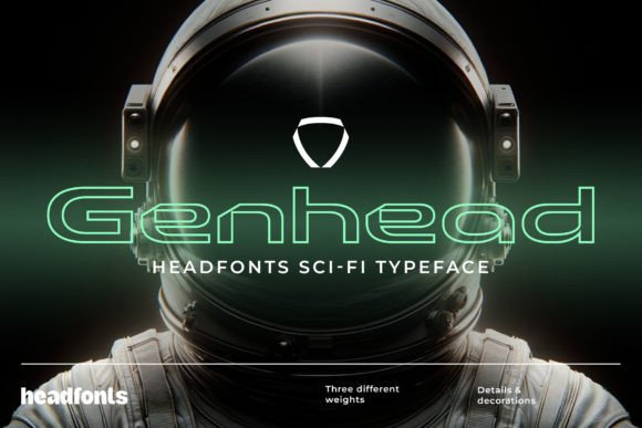 Genhead: The Futuristic Typeface for Bold Designers