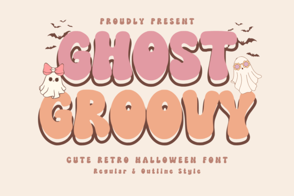 Ghost Groovy: A Playful Display Font for Halloween & Beyond