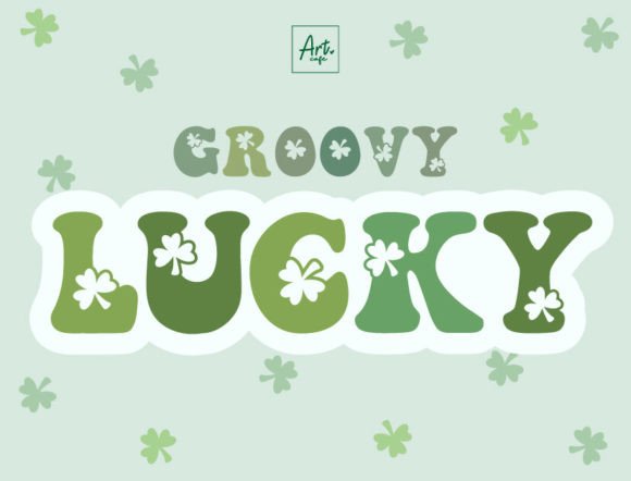 Groovy Lucky: A Retro Font for St. Patrick's Day and Beyond