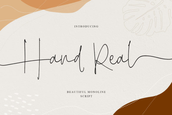 Hand Real: A Modern Handwritten Font for Elegant Projects