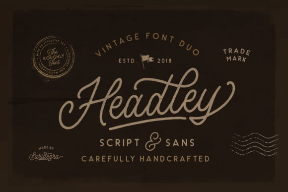 Headley Duo: The Vintage Font Pairing for Authentic Design