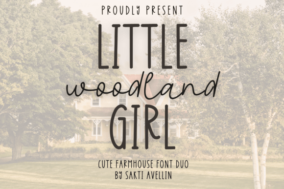 Little Girl Woodland Duo: A Font Pairing for Charming Projects