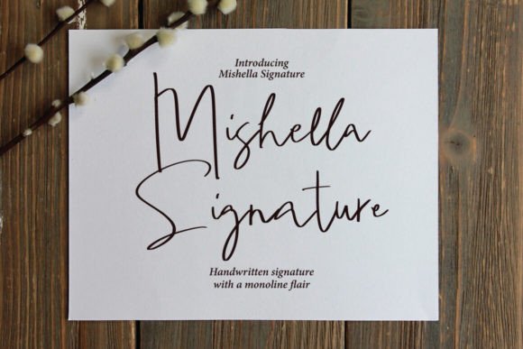 Mishella Signature: A Modern Font for Timeless Branding