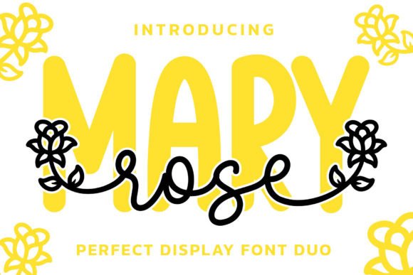 Rose Mary Duo: A Playful Script & Sans Serif Font