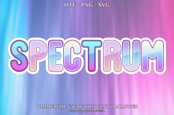 Spectrum: The Colorful Display Font for Bold Branding