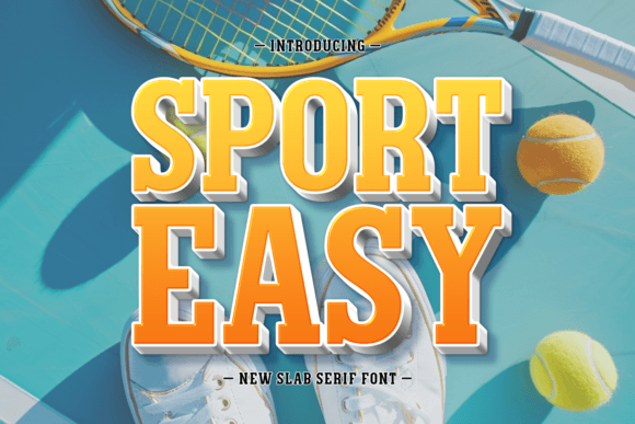 Sport Easy: The Slab Serif That Commands Attention
