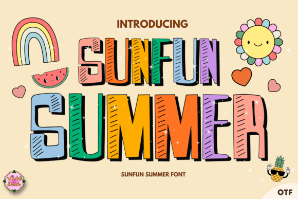 Sunfun Summer: A Typeface for Capturing the Season's Vibrancy