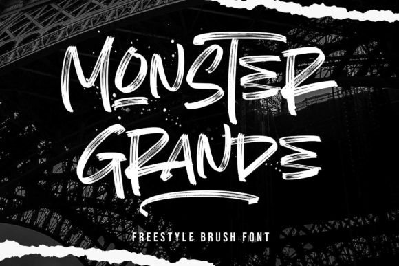 Unleash Bold Visuals with the Monster Grande Typeface