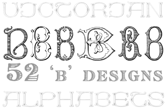Victorian Alphabets B: A Display Font with Timeless Character